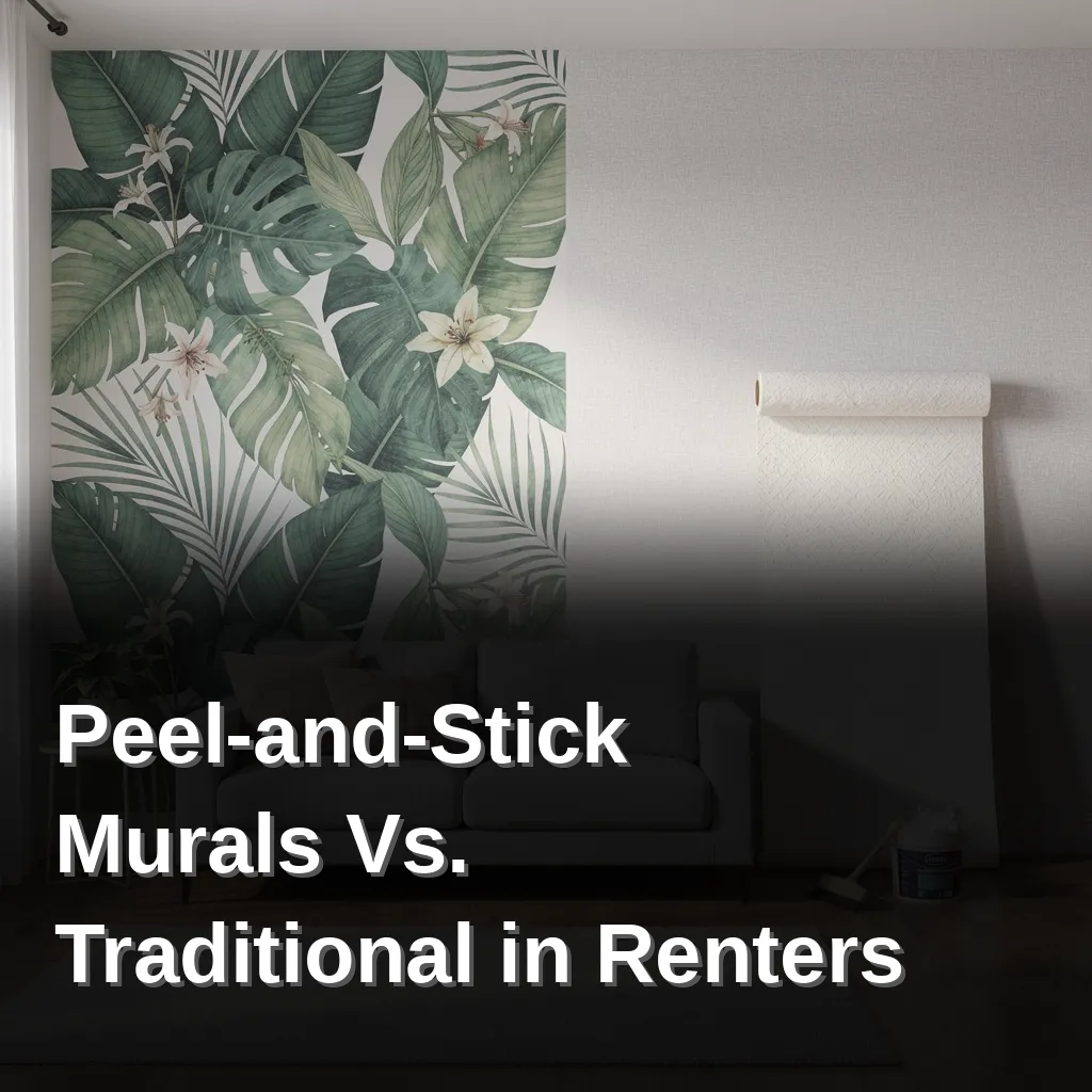 Standard rental agreements prohibit permanent wall alterations. Peel-and-stick wall murals solve this restriction because