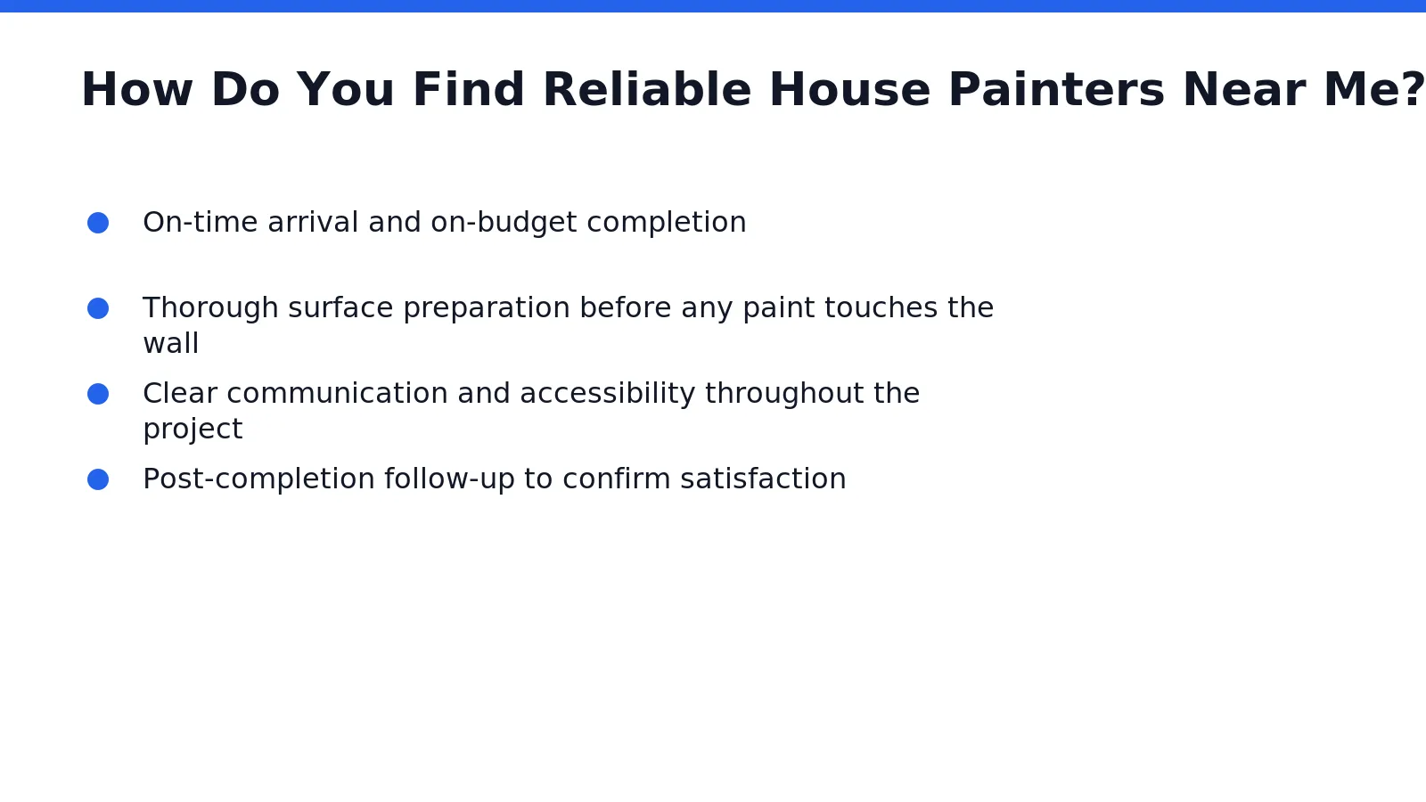 Finding a trustworthy painting crew in Fort McMurray starts with checking client history and project